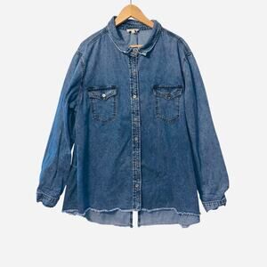 umgee jean shirt size 1x